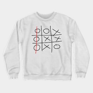 Tic Tac Toe Crewneck Sweatshirt